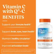Doctor’s Best Vitamin C 1000 mg Featuring Quali-C